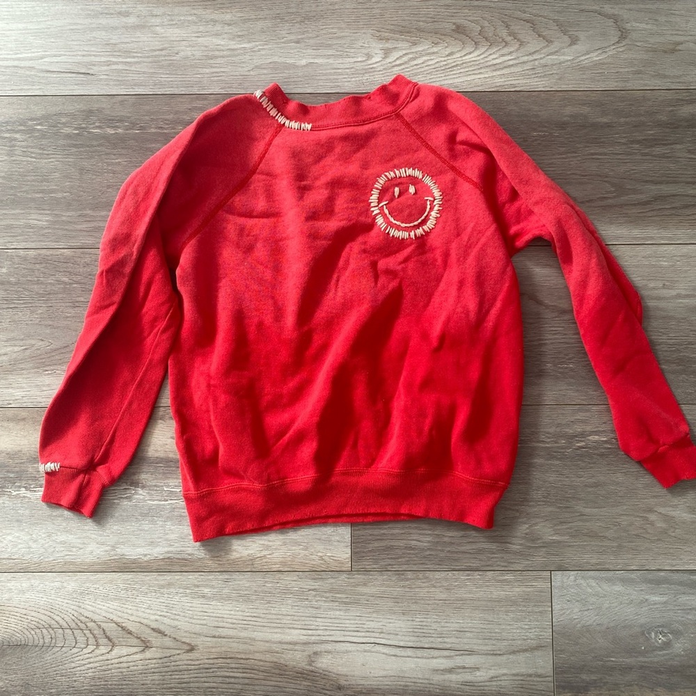 Red Ombré Istolemyboyfriendssweatshirt